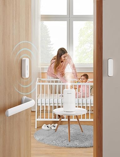 Miniatura 8 de GoveeLife Sensor de ventana de puerta, dispositivos ilimitados de control de grupo, mini sensor de contacto inalámbrico para automatización del