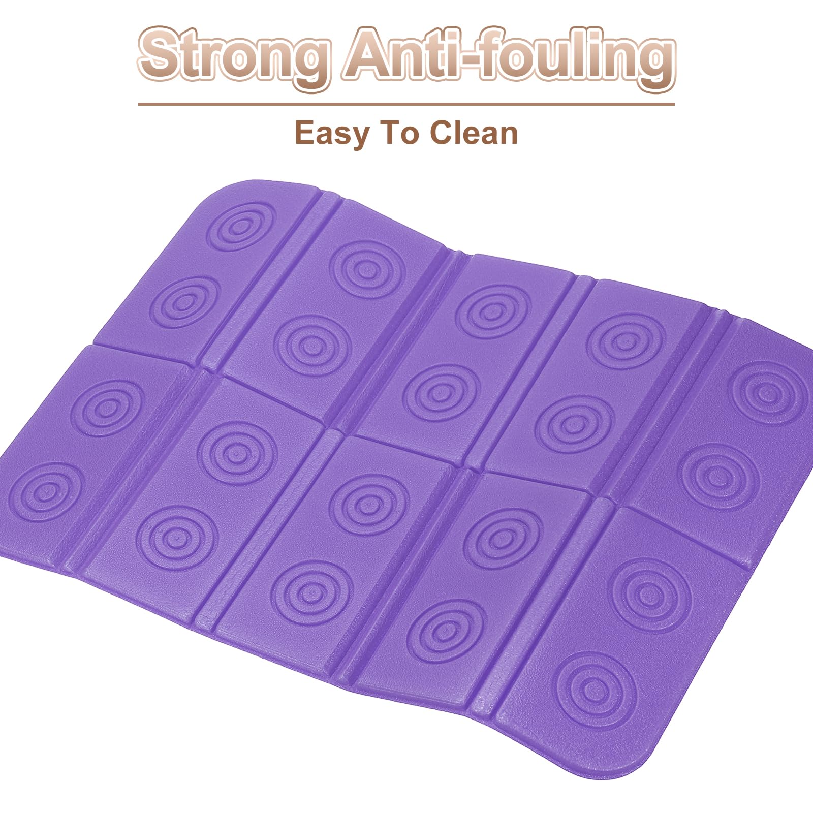 YELARXI Folding Foam Mat, Mini Portable Lightweight Mini Waterproof Folding Mat Fit for Backpacking Hiking Camping Kneeling Outdoor Activities Recreation