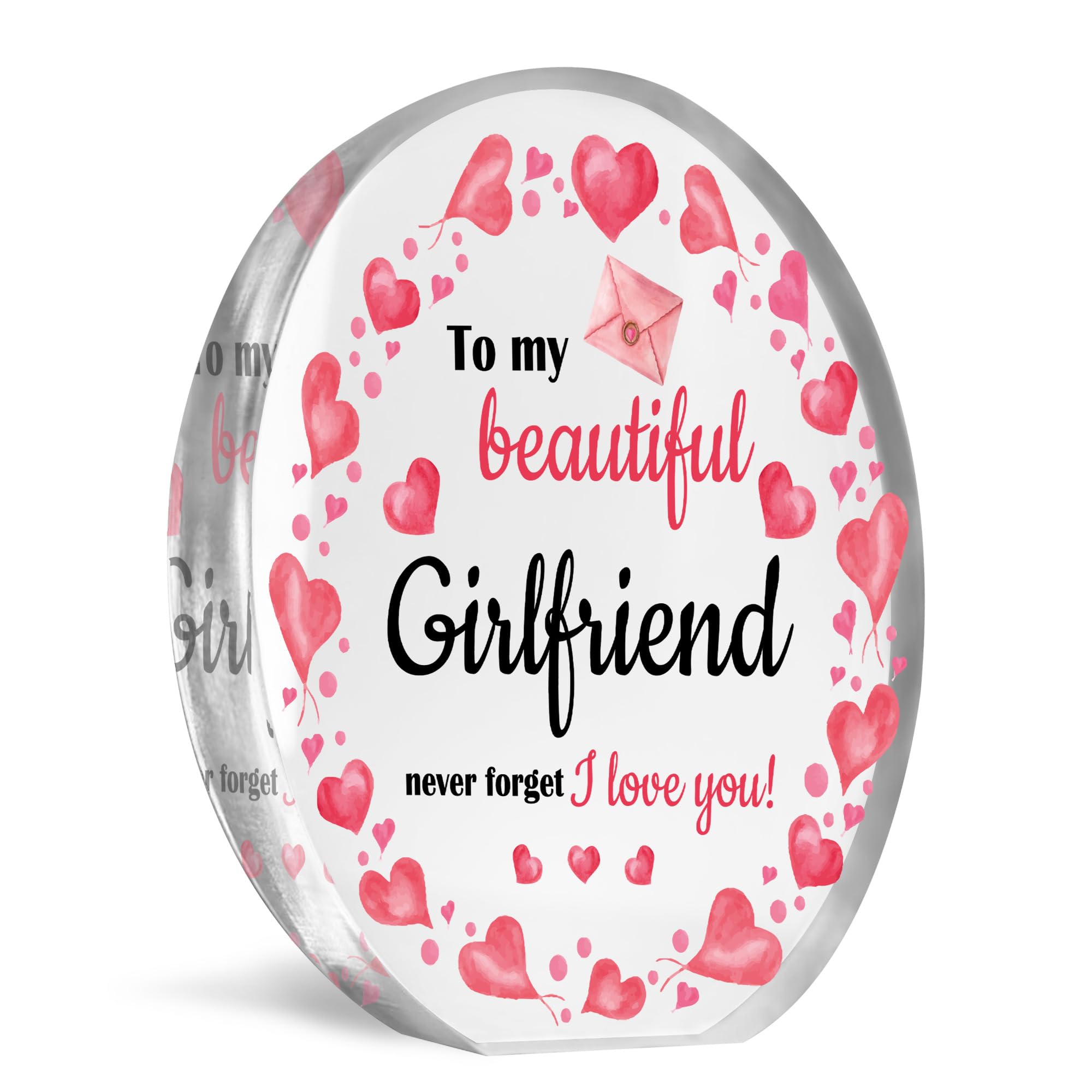 Nanny Gifts, Best Mum Gift, Gift for Sister Christmas Beautiful Acrylic Plaque, Girlfriend Wife Gifts, Daughter Gifts From Mum, Grandmother Granny Gifts, Aunt Gifts (Girlfriend)
