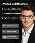 LUFF 4 Pcs Lunettes de lecture pour hommes femmes, Temples flexibles, lecteur ultra-léger anti-bleu avec charnière de printemps