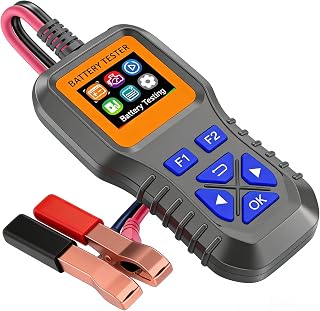Car Battery Tester 6V 12V 24V Load Tester 100-2000CCA Digital Starter Analyzer with Color Display, Charging & Cranking System Diagnostic Tool for Cars, Trucks, Motorcycles, SUVs, Boats, RVs