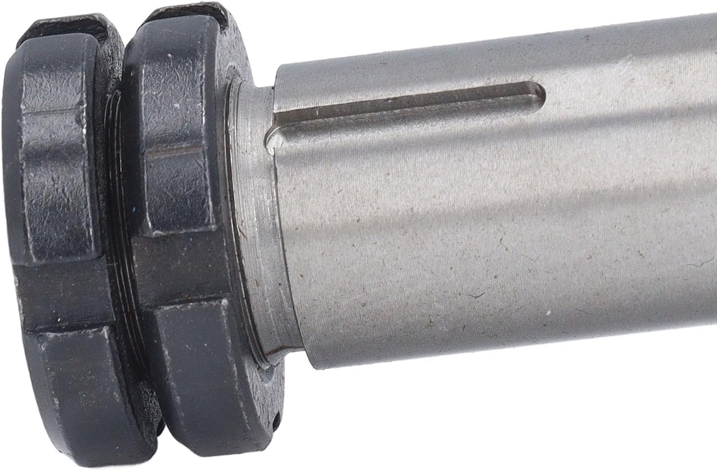 Lathe Spindle, 45 Steel Mini Lathe Spindle Replacement with 20mm Hole Diameter, Metal Lathe Headstock Hollow Spindle Lathe Replacement for MX 180D 7x12 8x14 Lathes 180 Machine