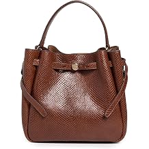 Tory Burch Women's Romy Embossed Snake Bucket Bag
