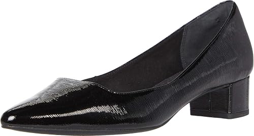 Rockport Womens Total Motion Gracie Pump, Black Patent, 8.5 Wide US