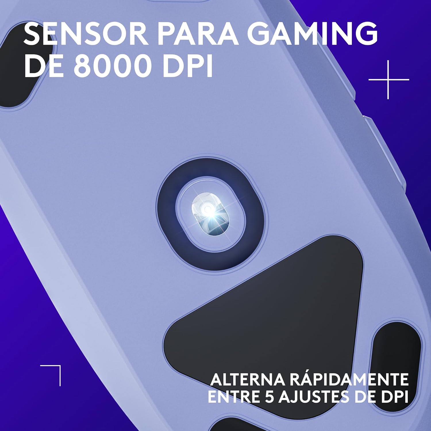 Logitech G G203 LIGHTSYNC Ratón Gaming con Iluminación RGB Personalizable, 6 Botones Programables, Captor 8K para Gaming, Seguimiento de hasta 8,000 dpi, Ultra-Ligero – Lila 3