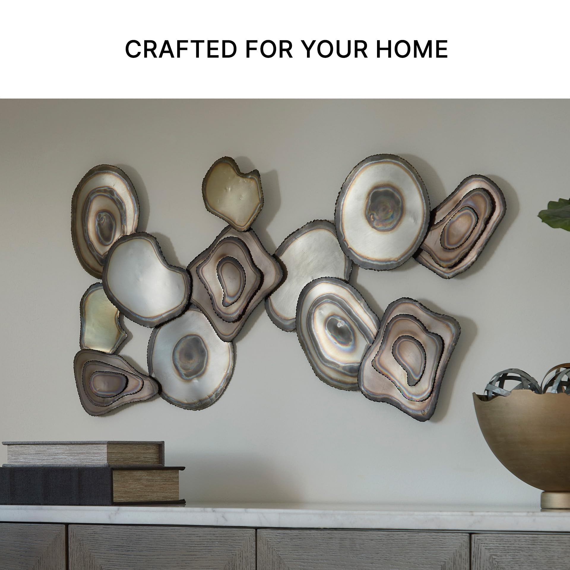 Amazon.com: Signature Design by Ashley Large Abstract Metal Wall