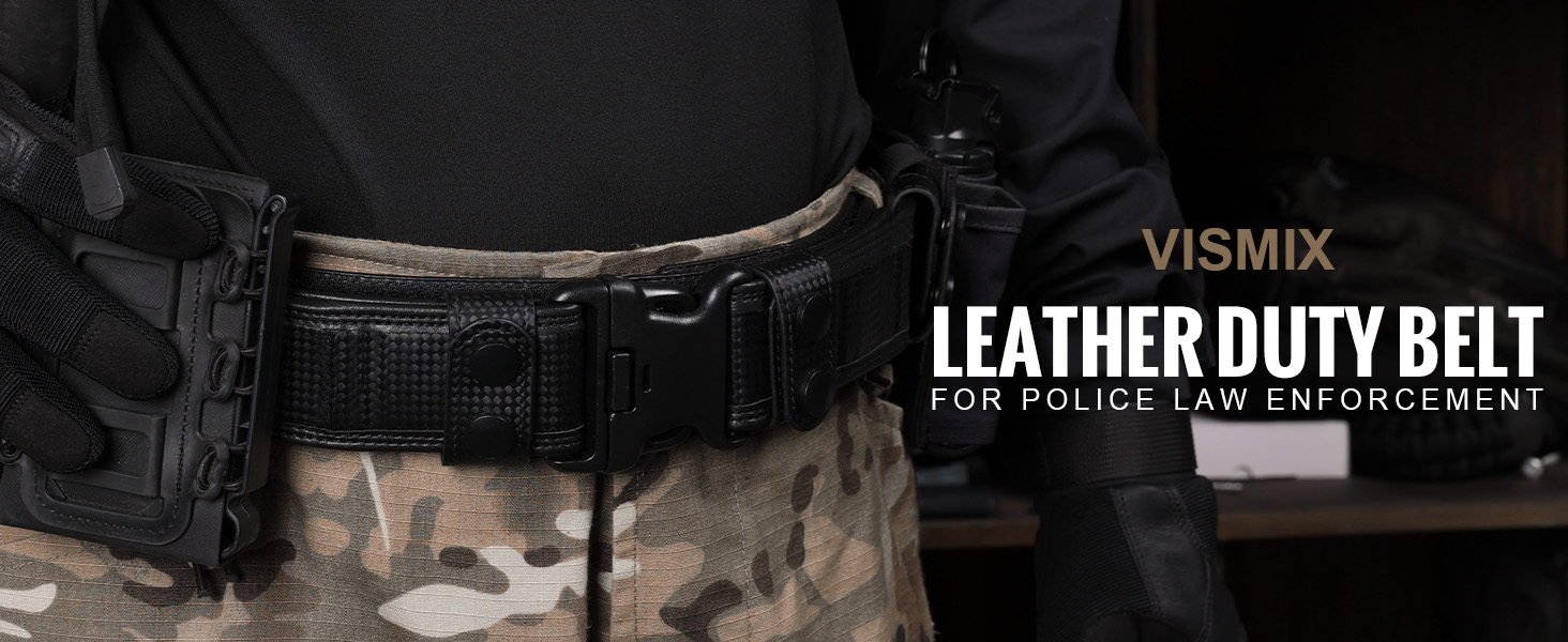 2492 Leather Duty Belt Police 2\