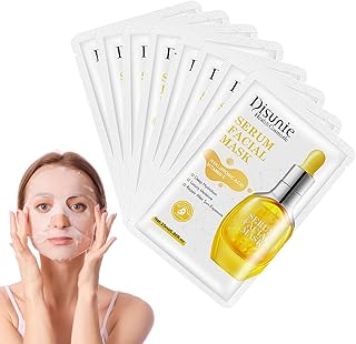 Folha Facial Essência Hidratante - soros faciais ácido hialurônico vitamina E hidratante profunda | Hidratação profunda com ácido hialurônico, controle oleosida, redução Baodan
