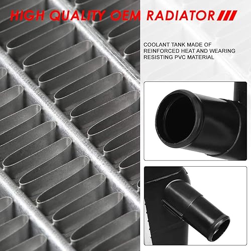 Miniatura 5 de Auto Dynasty DPI 2894 - Radiador de refrigeración de 1 fila estilo fábrica, compatible con Mazda 5 2.3L AT 06-10, núcleo de aluminio