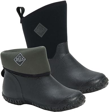 MUCK Women's Muckster II Mid Boot, Black, Size 11(M)