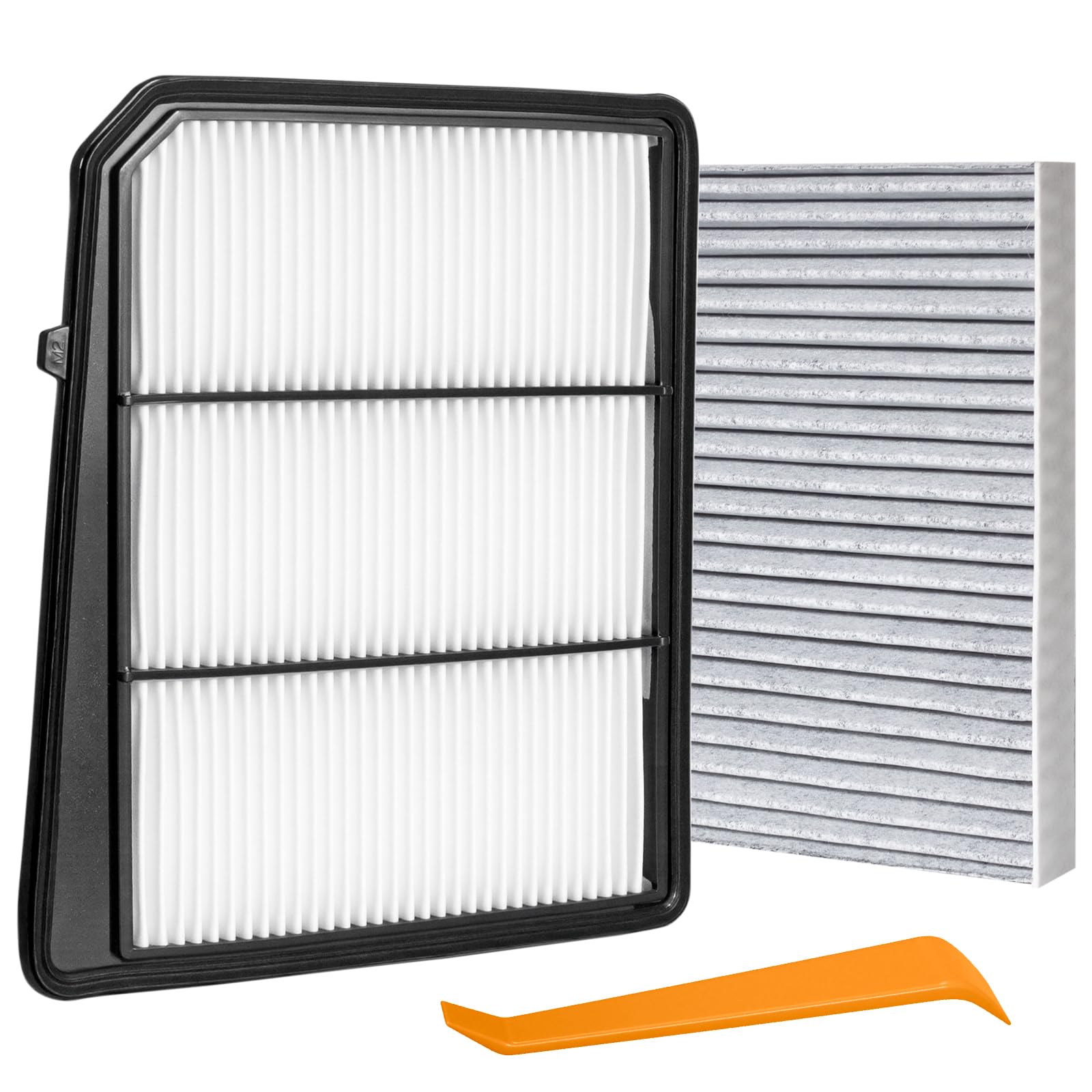 Engine &amp; Cabin Air Filter Compatible with Nissan Titan V8 5.6L 2017-2024 Replaces 16546-EZ31A 27277-EG025