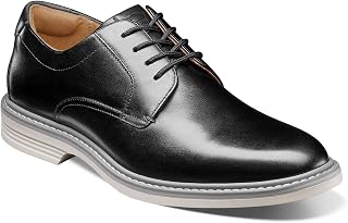 Florsheim メンズ ノーウォーク プレーントゥ オックスフォード, ブラック/ブラック, 10