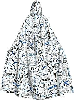 SSIMOO Capa unisex con capucha para adultos, color azul, para disfraz de Halloween, ideal para cosplay, carnaval.
