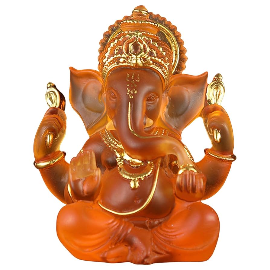 ガネーシャ置き物　貝殻型装飾品　真鍮製　家内仏堂 奉納 装飾品 インド雑貨 楽天市場】インドの神様ガネーシャの置物 真鍮製の大きな