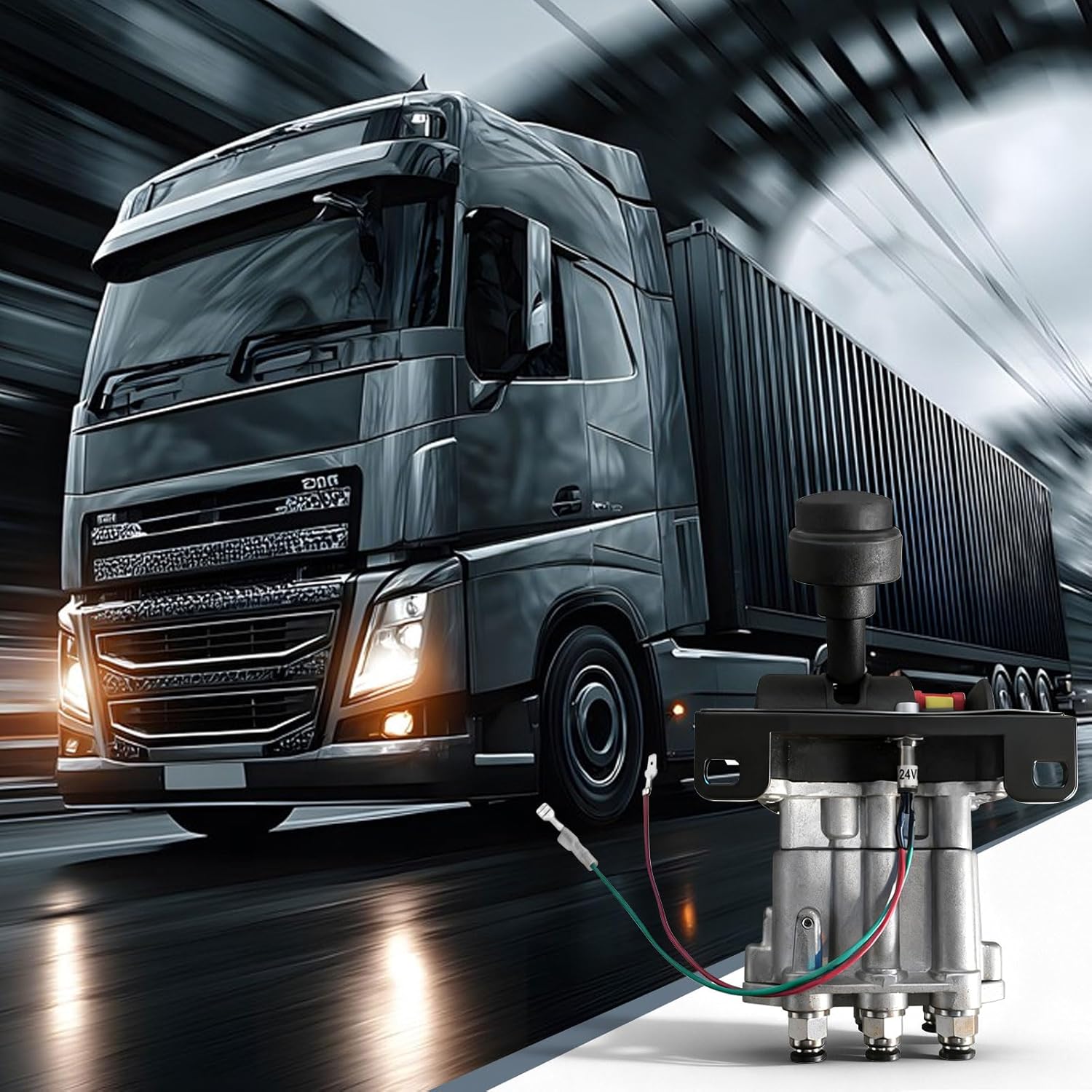 AV295 Power Take Off PTO Hoist Air Shift Control Valve for Dump Truck Valve Tipper Hydraulic System, Fit for AV-295 328388-79X 329358X WA201X