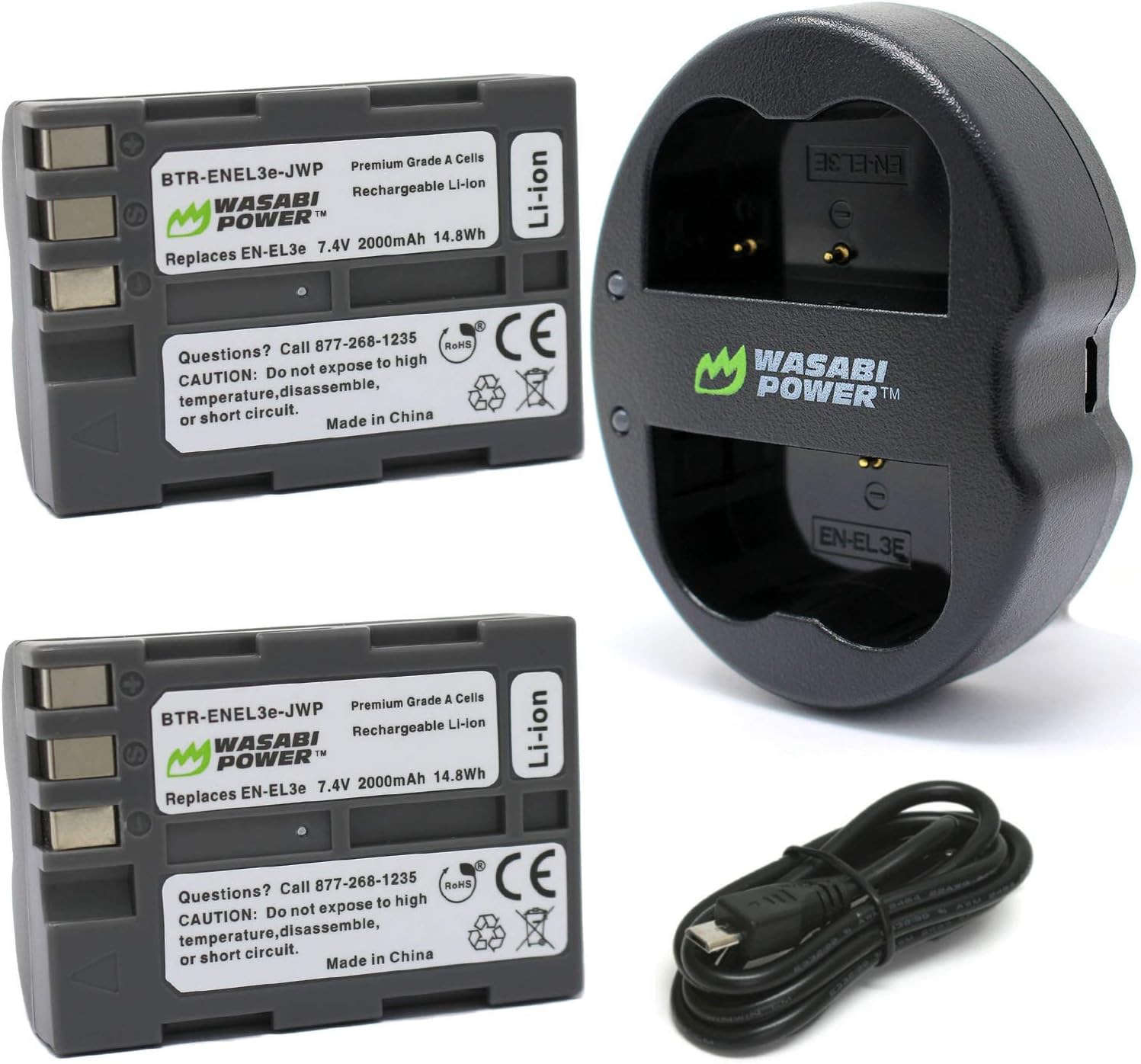 Duracell DRNEL3 Batterie pour Appareil Photo Numérique Nikon EN-EL3e Noir Duracell DRNEL3 Batterie pour Appareil Photo Numérique Nikon EN-EL3e Noir