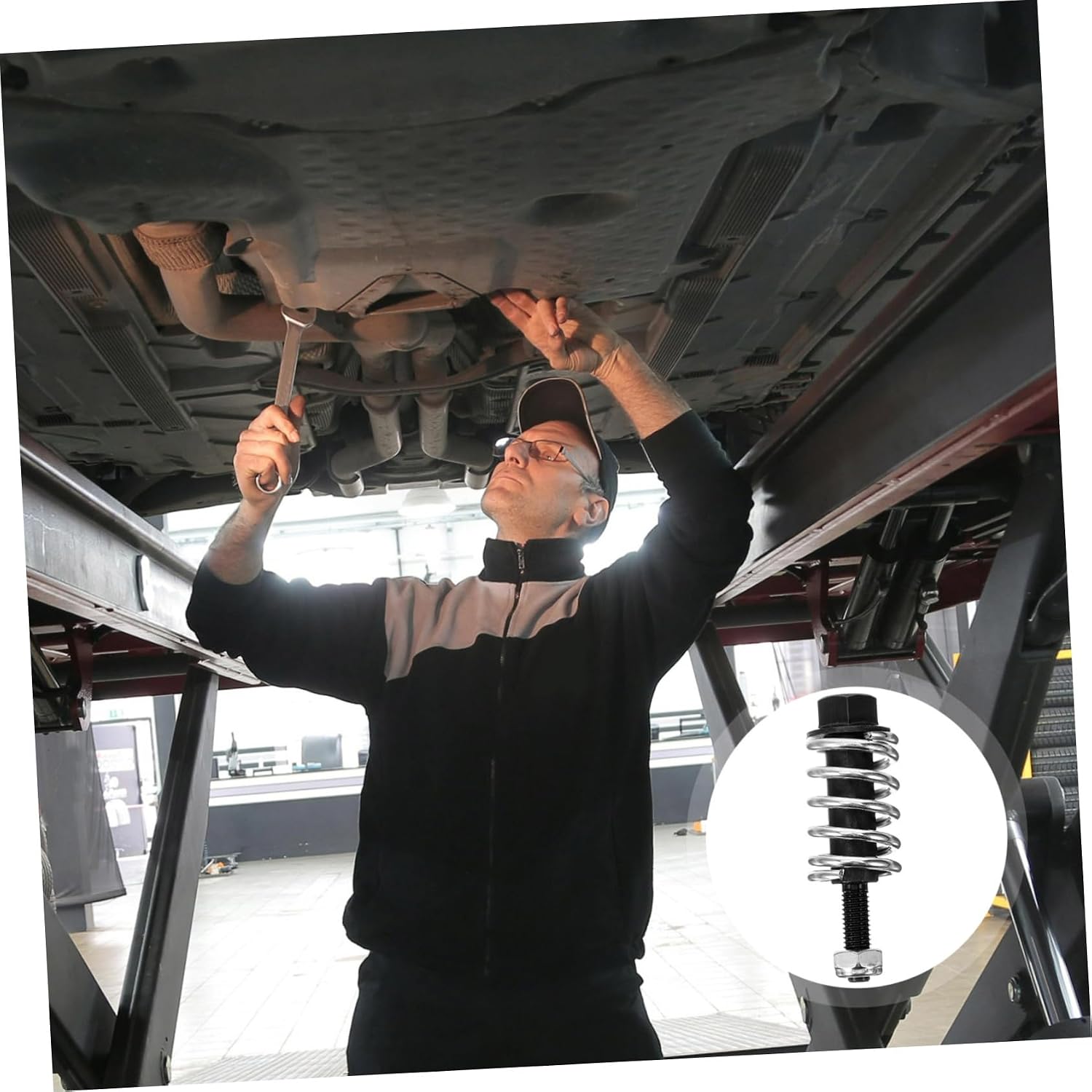SOLUSTRE 1set Car Manifold Repair Kit Spring Tool Includes and Easy Installation for Vehicle Models