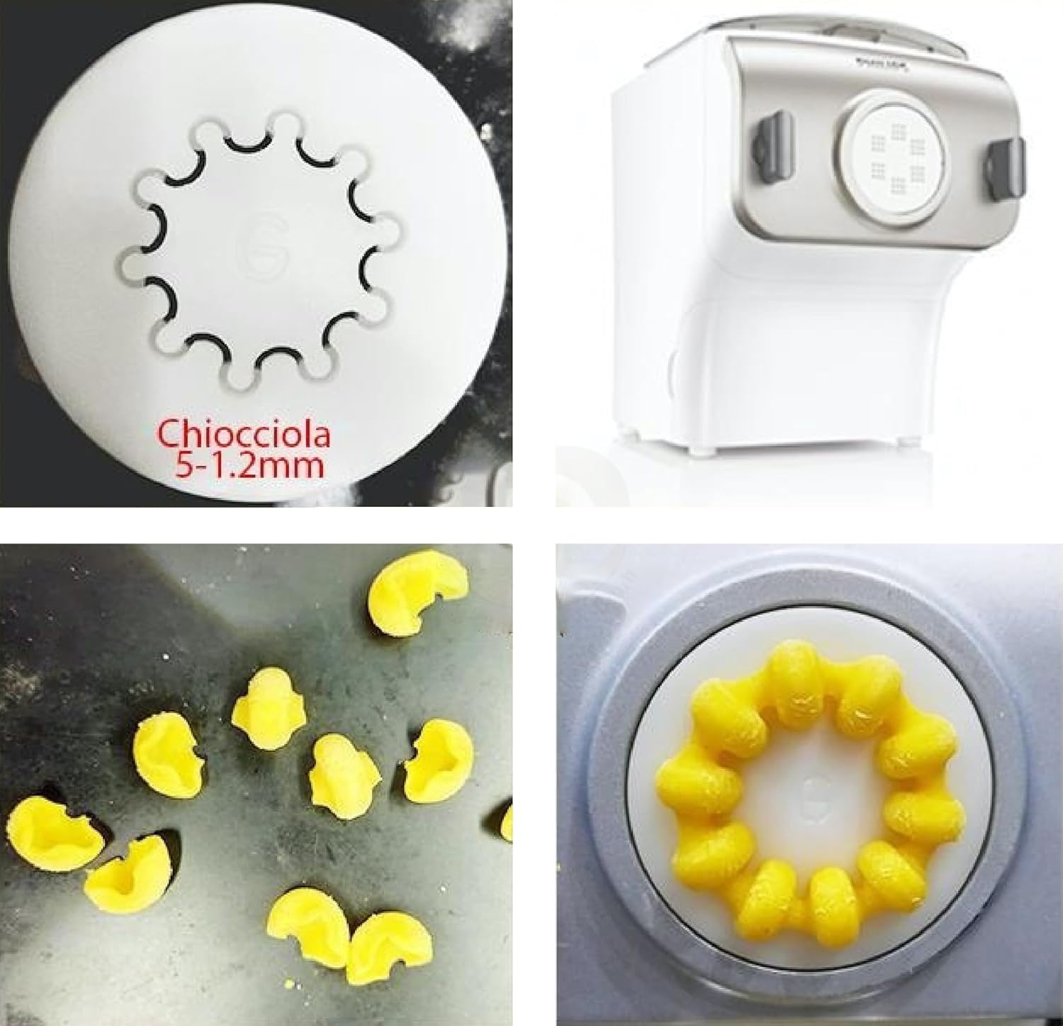 Potato Gnocchi Pasta Shape Disc, Italian Gnocchi Fit For Fit for Philips Automatic Pasta Maker, Disc Compatible with Philips Electric Pasta Maker Attachment (Gnocchi Sardi XL 38-1.5mm)
