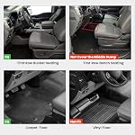 LASFIT Floor Mats for 2013-2018 Dodge Ram 1500/2500/3500 Crew Cab, For 2019-2024 Ram 1500 Classic Crew Cab (19-24 Only for Classic) All Weather Truck Mats (Only for 4 Full Doors) Custom Fit TPE Liners