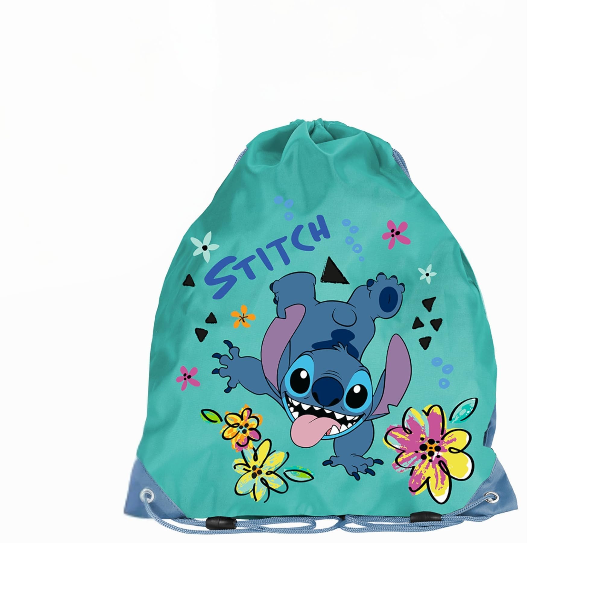PASO- Schulranzen für Jungen und Mädchen, 3/5/7/14er-Set - Schul-Rucksack für Kinder mit Federmäppchen - Schuhbeutel - Stitch Motiv- 1-3 Klasse