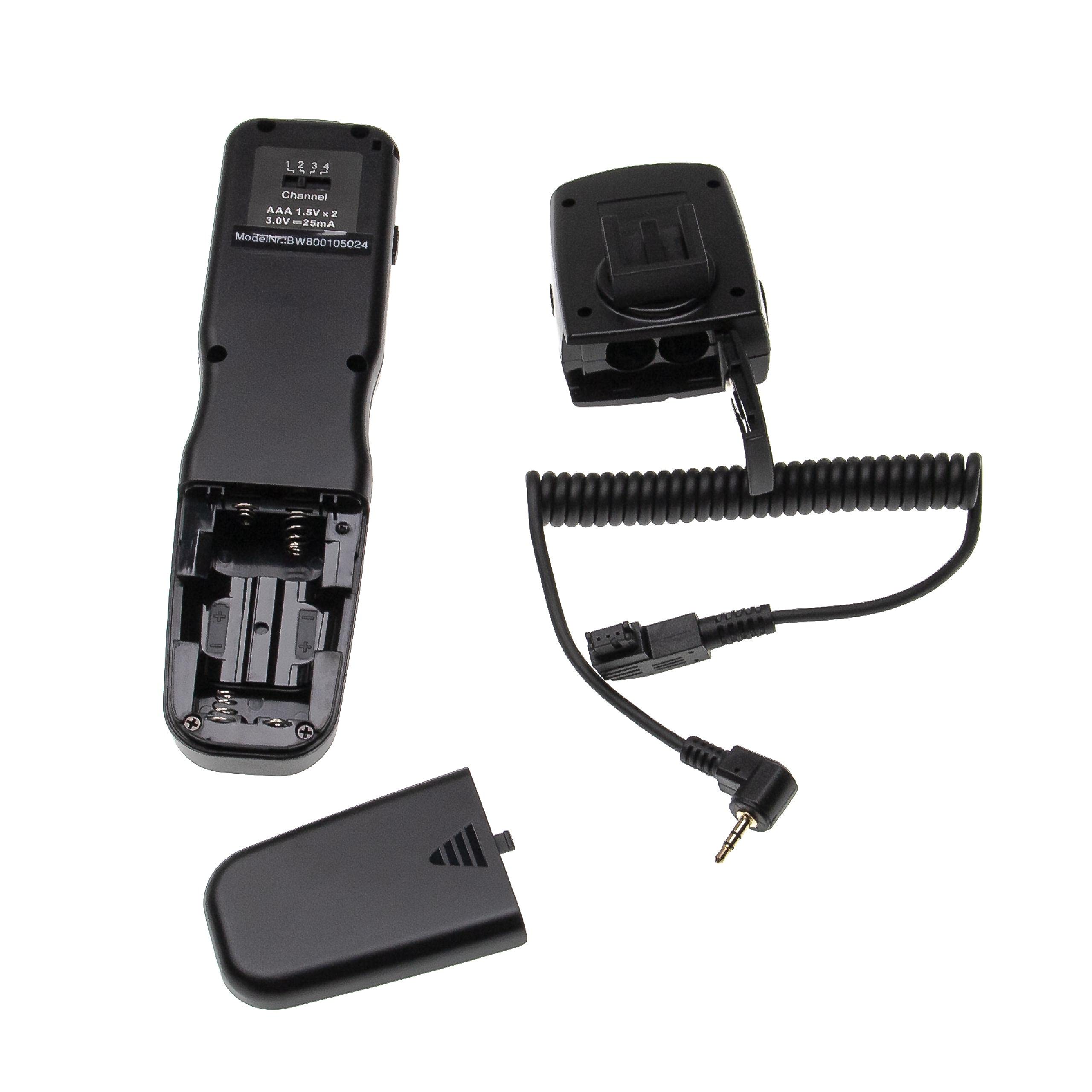 vhbw Télécommande déclencheur Radio Compatible avec Sony Alpha DSLR-A700K, DSLR-A700P, DSLR-A700Z, DSLR-A850 Appareil Photo+ minuterie