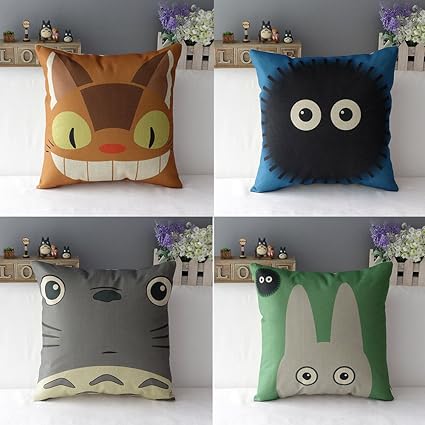 studio ghibli pillow case