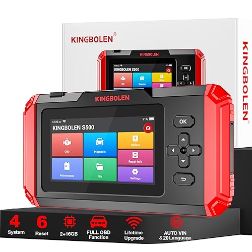 OBD2 Scanner S500 Car Scanner, Lifetime NO Cost Update Diagnostic
