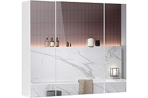 Bathroom Wall Mirror Cabinet: Stylish Storage Solution for Your Bathroom Essentials.