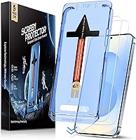 Vista 13 de MAGIC JOHN Paquete de 2 protectores de pantalla para iPhone SE 3/SE 2 (edición 2022/2020), vidrio templado para iPhone 7/8/6, eliminación automática