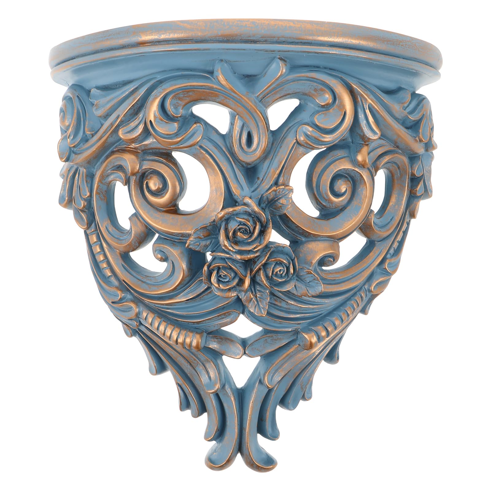 Étagère murale flottante rétro bleu clair pour sublimer le décor de votre chambre