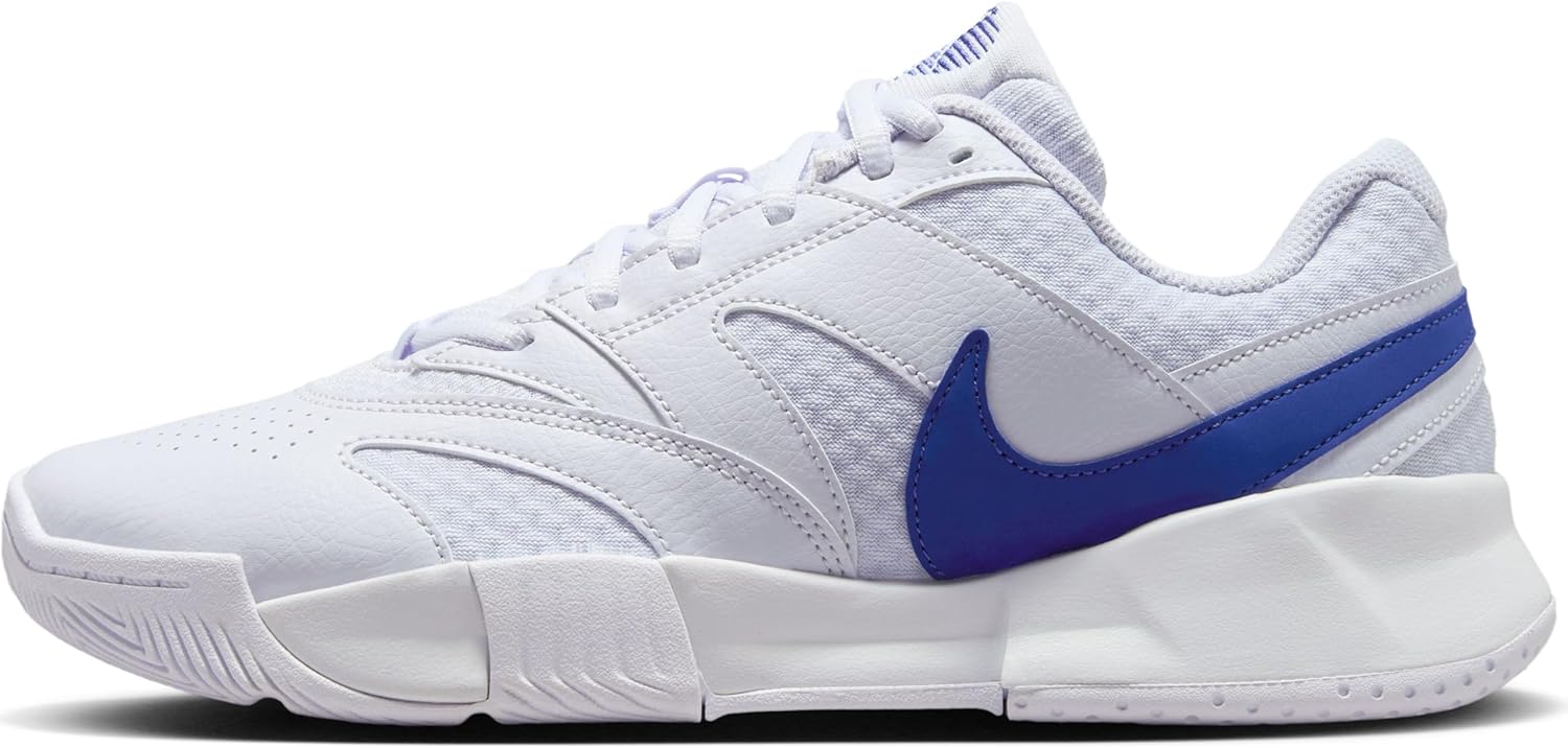 NikeCourt Lite 4 Women's Tennis Shoes (FD6575-500, Amethyst Tint/White/Deep Night) Size 11