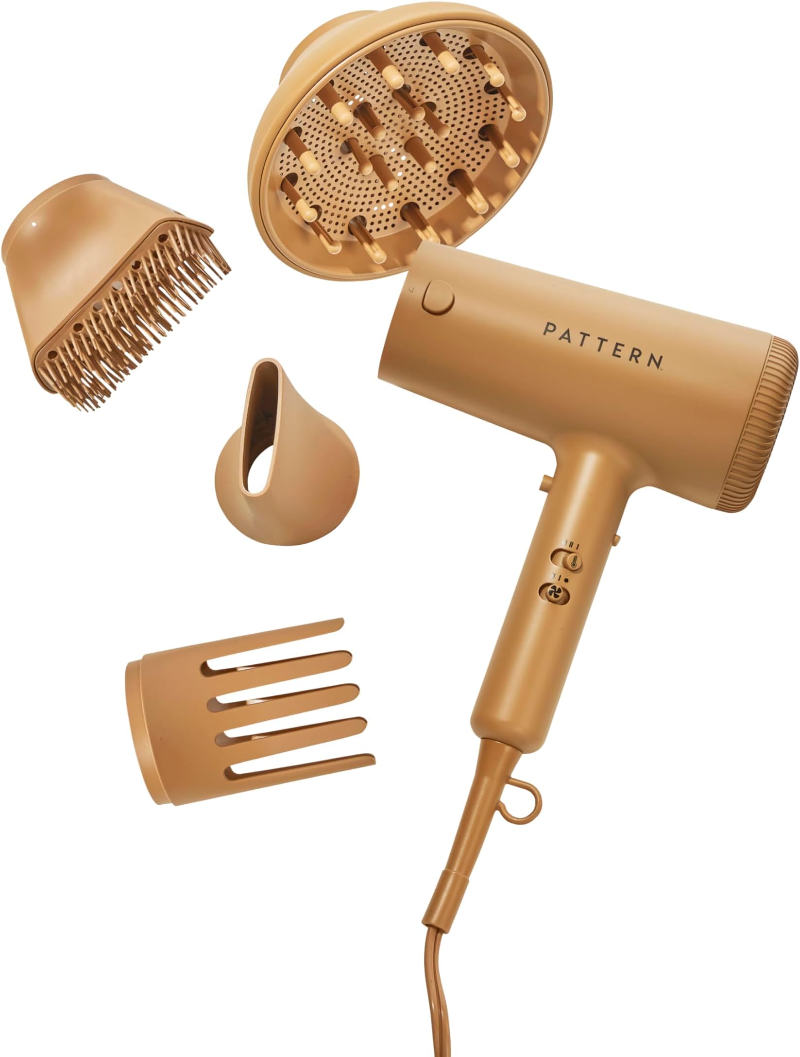 by Tracee Ellis Ross Blow Dryer with Four Attachments for Curly, Coily & Tight Texture Hair