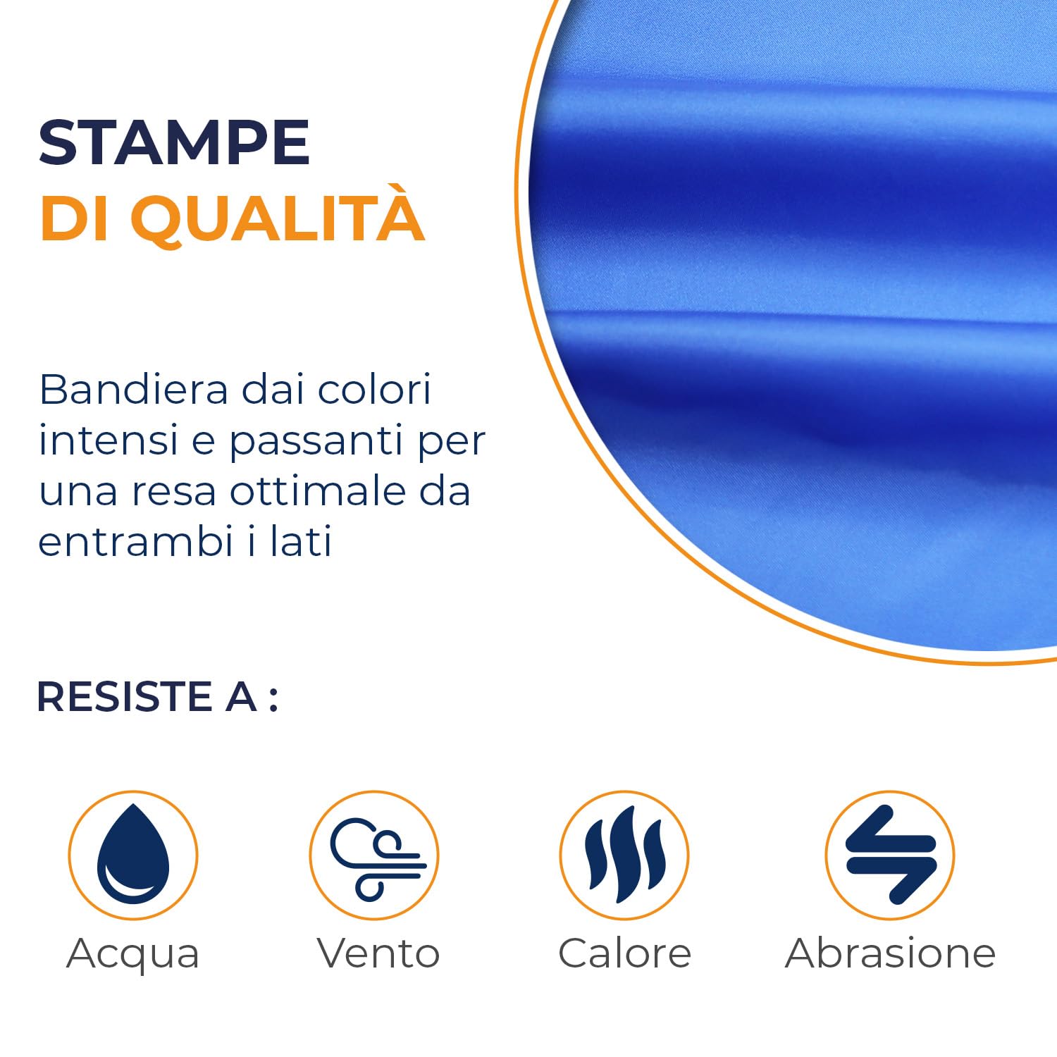 Bandiera Finlandia Suomi 150x250 Cm In Poliestere Resistente Per Esterno, Con Nastri E Occhielli - 3