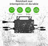 Micro Inverter 1000 W, Solar PV Inverter with WiFi, IP67 Waterproof, with 5 m AC Cable for Balcony Power Plant, Integrated MPPT, App Control, Plug Play - 4