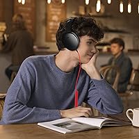 Vista 6 de Toxaoii QC45 - Cable de audio en espiral compatible con auriculares Bose QuietComfort QC 45, QC35 II, QC 35, OE2 OE2i Soundlink SoundTrue con Rojo