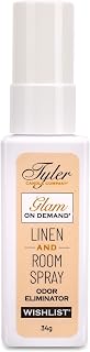 Tyler Candle Company - Spray On Demand - Wishlist fragrance - 34g / 1.2oz, Clear