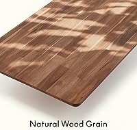 Vista 3 de FLEXISPOT E6 MAX - Escritorio de pie de madera maciza de acacia de 48 x 24 pulgadas, doble motor, capacidad de peso de 330 libras, escritorio