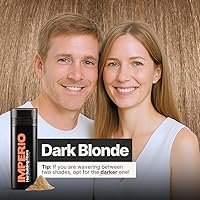Vista 2 de IMPERIO Fibras de construcción del cabello para adelgazar el cabello, 0.86 onzas de fibras de pelo de alta calidad para mujeres y hombres en calidad