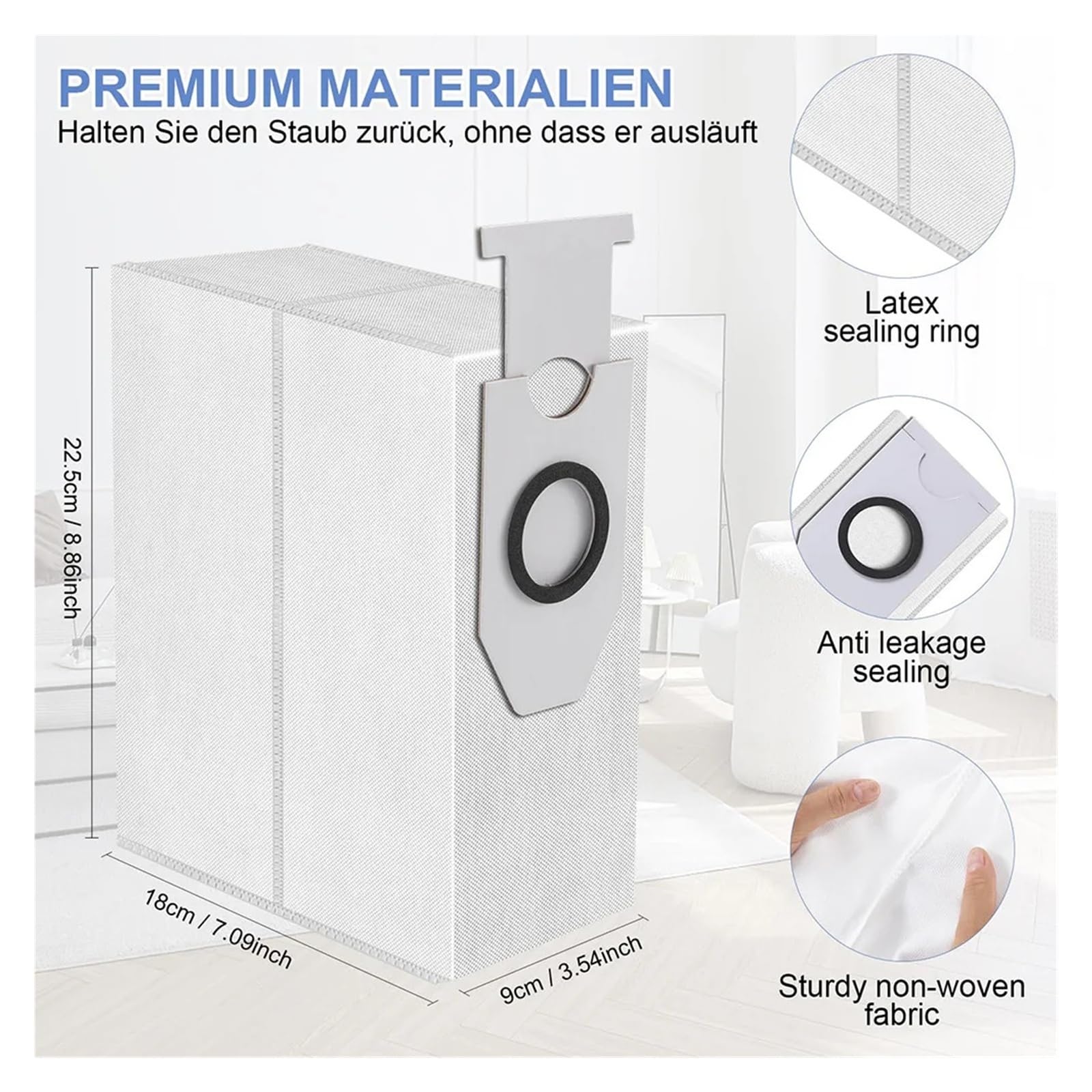 Bolsas for Polvo De 10/20 Piezas, Compatibles con Eureka J12 Ultra