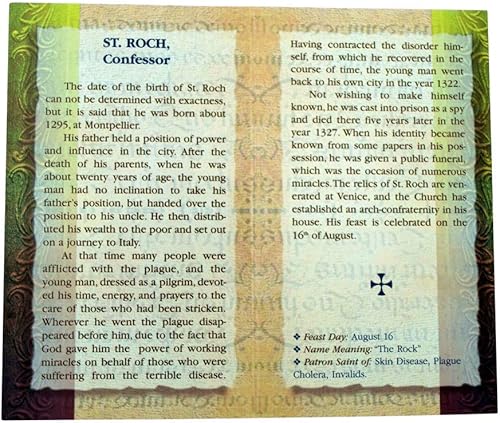 Miniatura 2 de William J. Hirten - Tarjeta de felicitación católica de 5 pulgadas (más de 90 temas diferentes, incluye biografía y oraciones tradicionales,