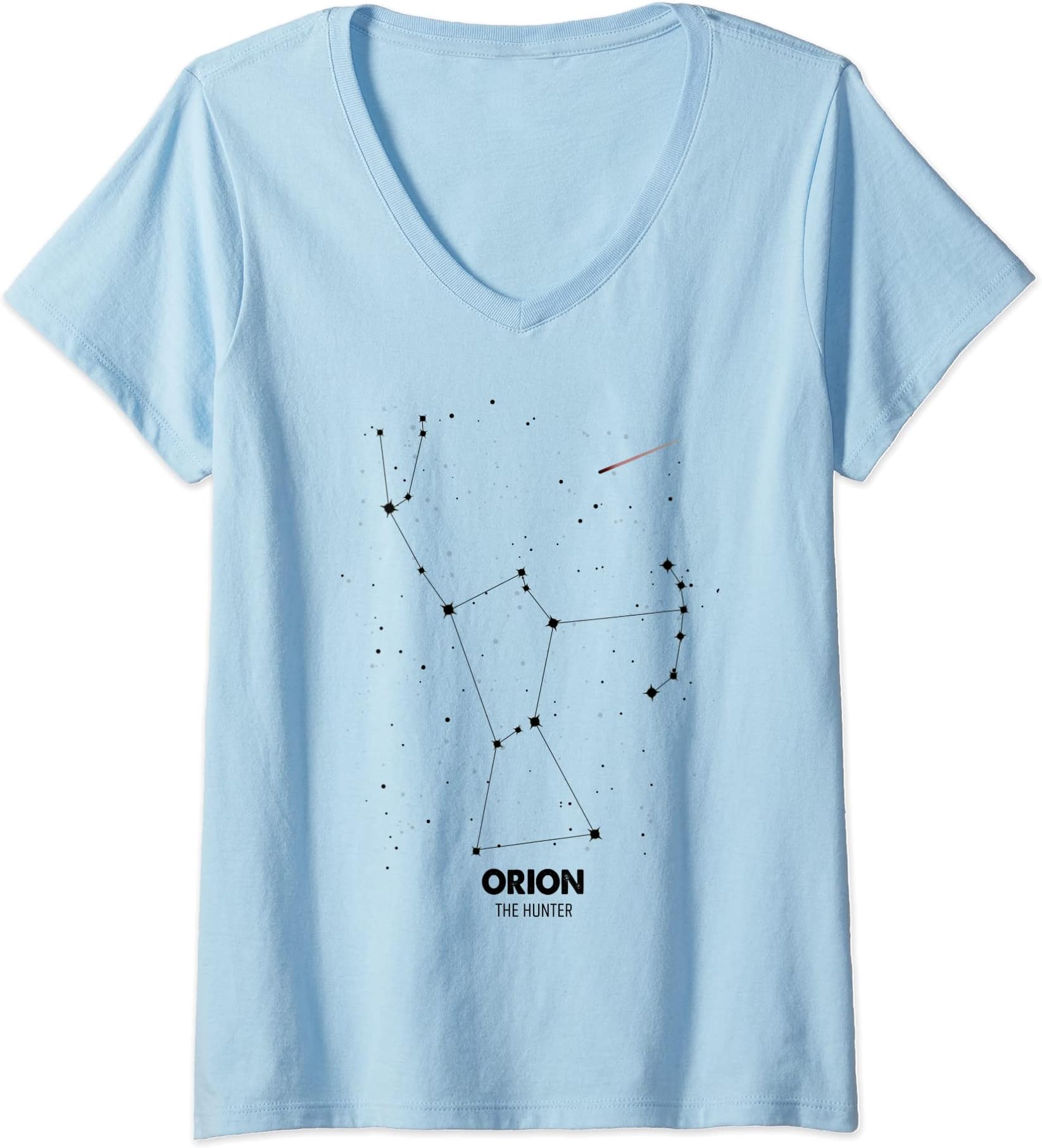 Womens Orion Constellation Of Orion The Hunter Orion Star Astronomy V-Neck T-Shirt