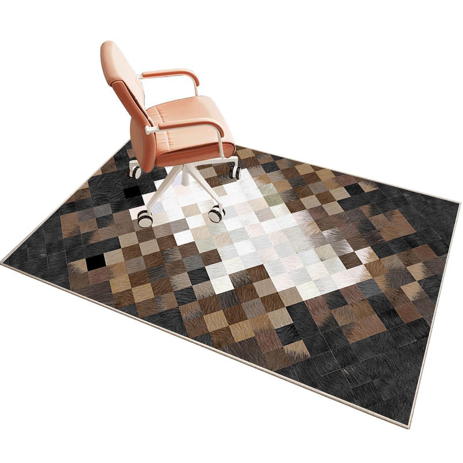 Office Gaming Chair Mat for Hard Floor, Computer Floor Mat for Carpet, Office Chair Carpet Protector Mat Carpeted Floor, Office Chair Rug Protector for Rolling Chair, Desk Chairmats 120 x 140 cm