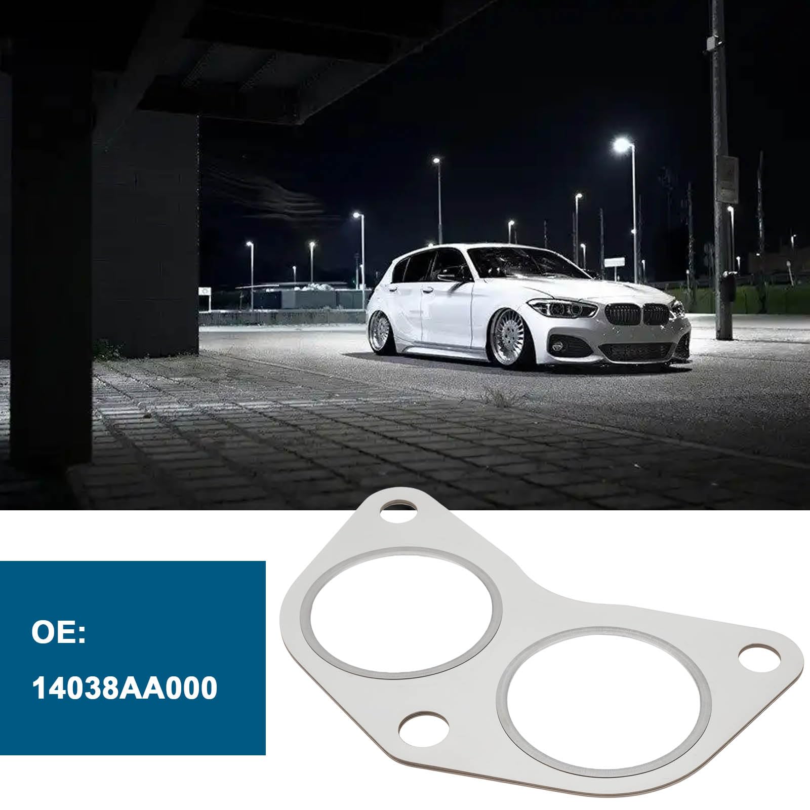 SG Store 2 guarnizioni per giunto collettore auto 14038AA000 compatibile con Subaru Impreza Turbo EJ20G EJ20K EJ205 EJ207 1992-2008