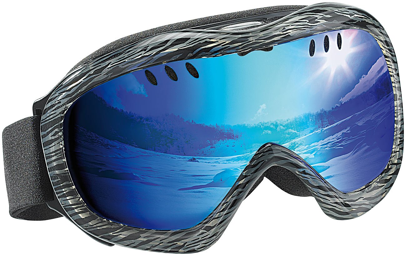 Speeron maschera da sci: 2er-Set Superleggero Occhiali da sci e snowboard high-tech, Protezione UV S2, Ventilazione della montatura con Anti-Fog (occhiali snowboard, con protezione UV, donna)