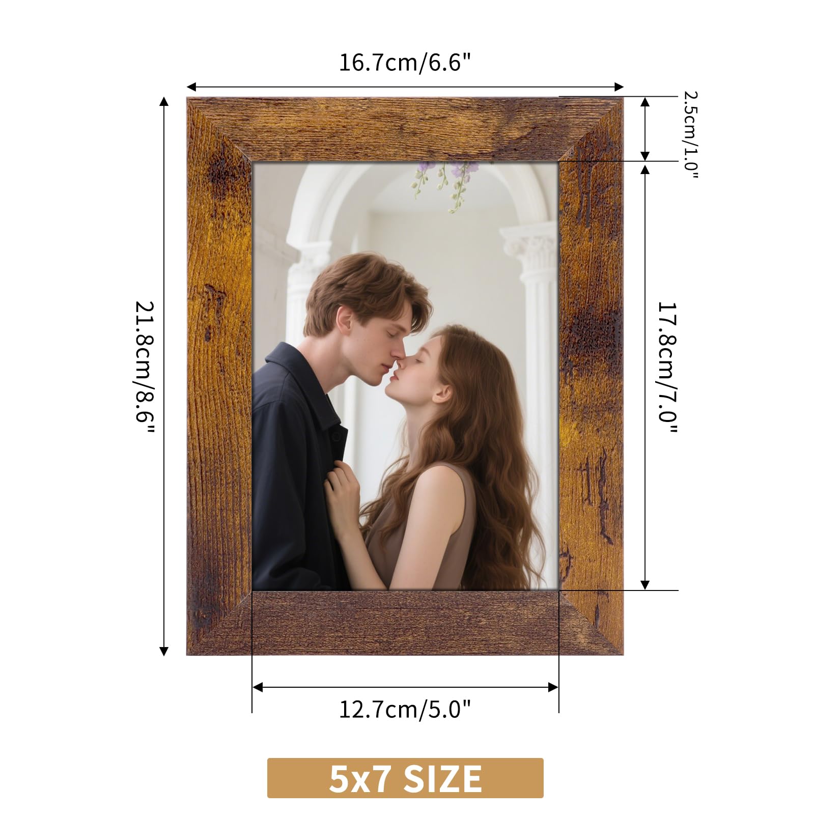 Amazon.co.jp: PETAFLOP フォトフレーム 5x7インチ 7枚セット