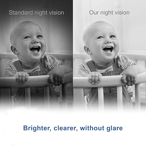 Miniatura 7 de VTech VM923 Monitor de bebé, pantalla de 2.8 pulgadas, panorámica-inclinación-zoom, alcance de 1000 pies, visión nocturna, audio de 2 vías, sensor