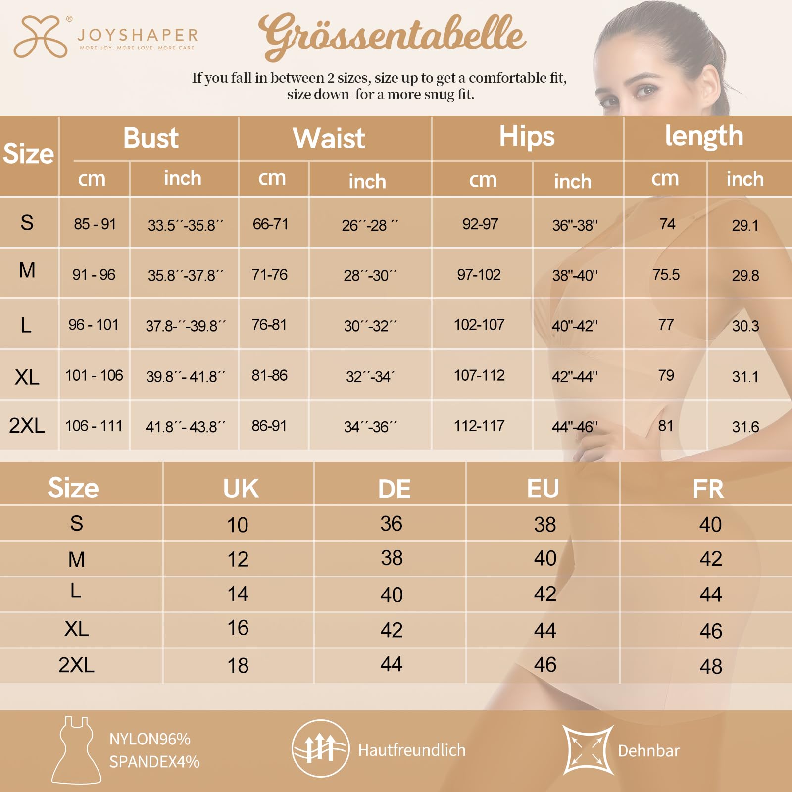Joyshaper Vestido Tallado con Tirantes para Hombros Adecuado Prendas de Adelgazamiento Femenino