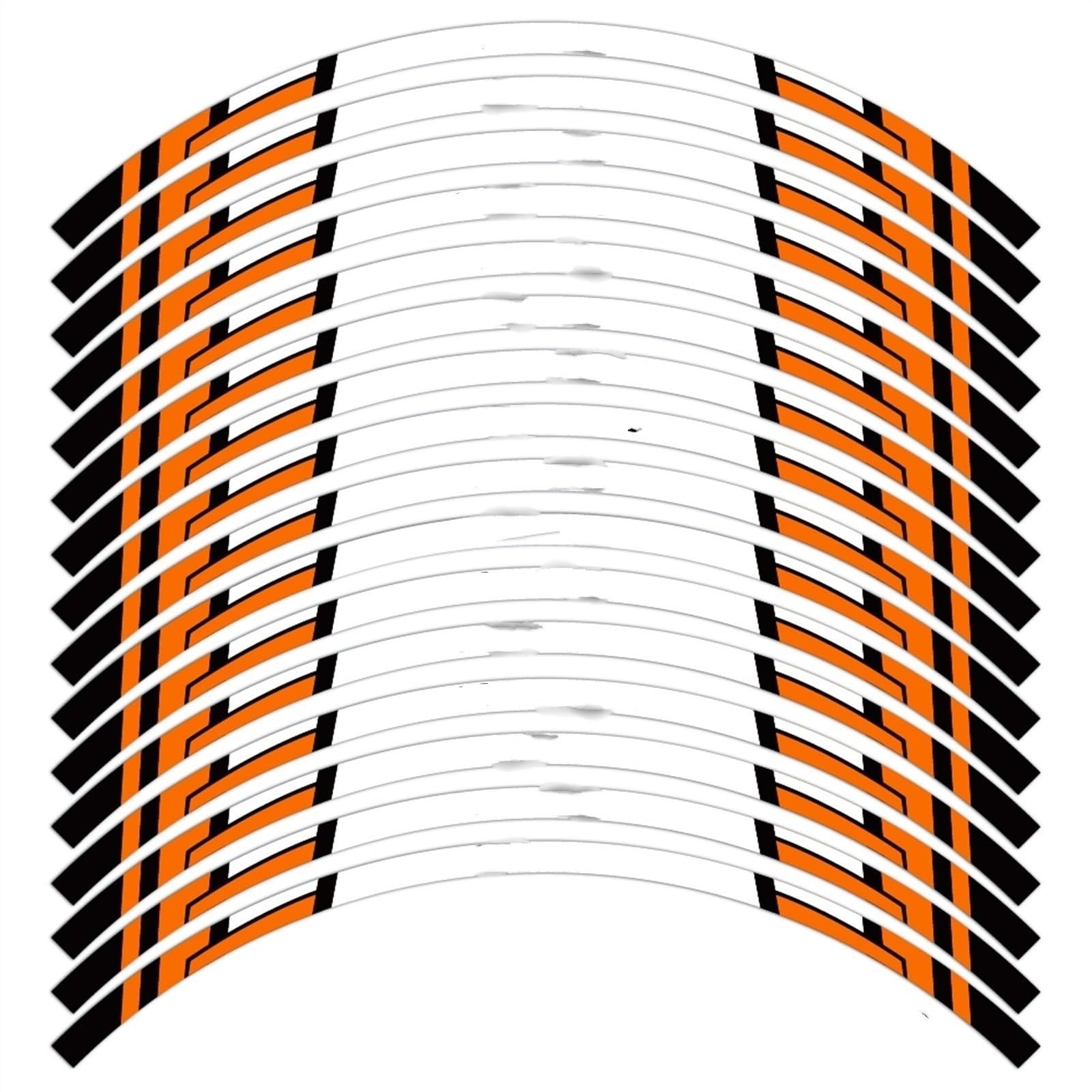 Motorcycle for Kawasaki for Versys 650/1000 for Versys1000 Wheel Sticker Rim Inner Outer Stripe Decal Decorative(Color1)