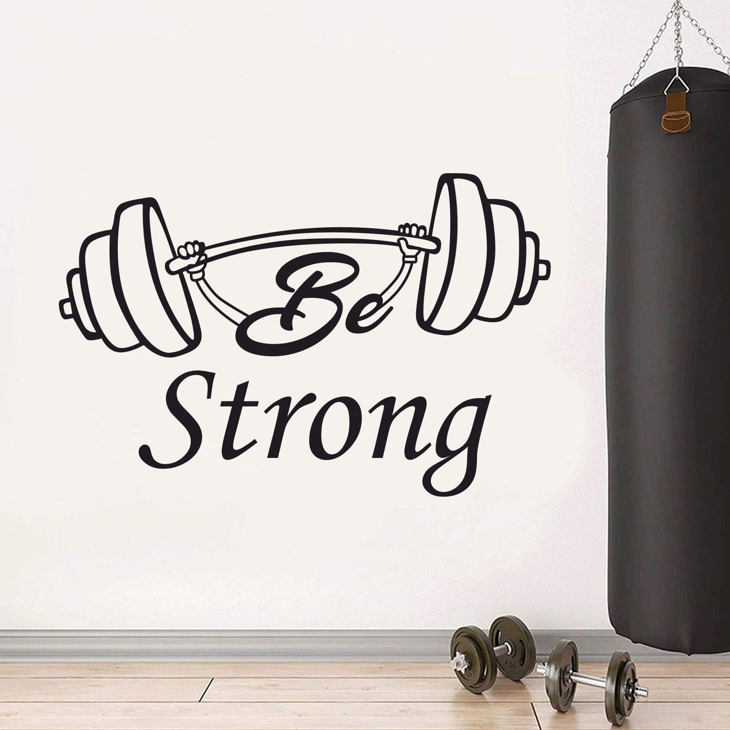 StickMe Be Strong - Gym - Fitness - Height - Body Builder - Wall Sticker -SM998 (Multi Colour, Vinyl - 70cm X 45 cm) (B08VJF6HF4) Amazon Price History, Amazon Price Tracker