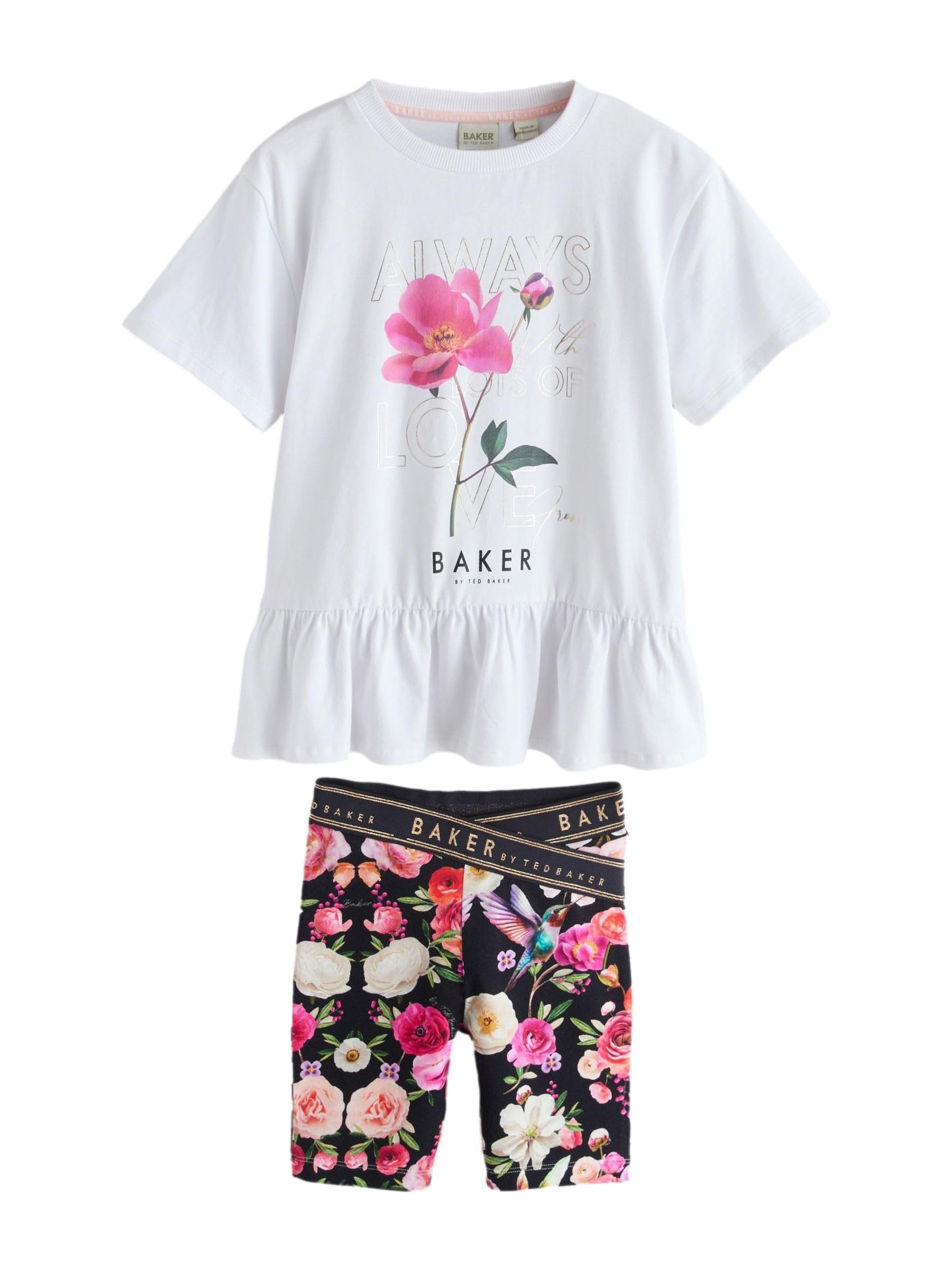 Ragazza - Set da 2 pezzi composto da maglietta